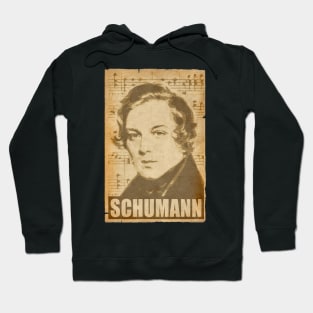 Robert Schumann musical notes Hoodie